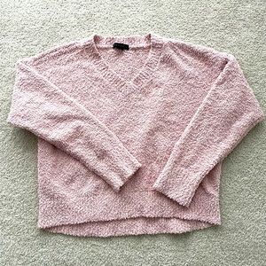Blush V neck sweater